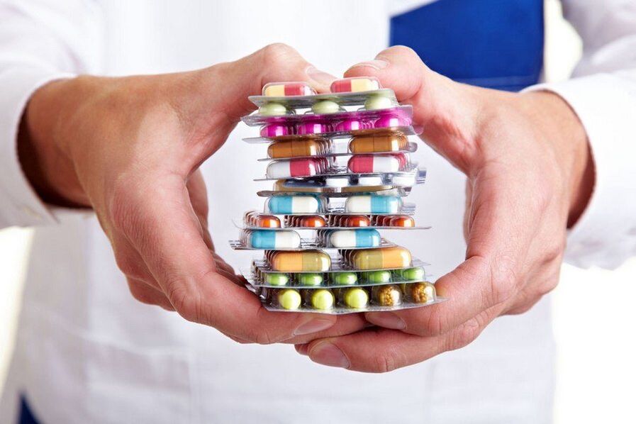 Drogen fir d'Behandlung vu Prostatitis